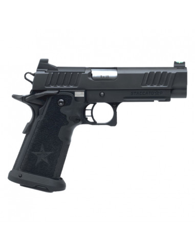 Staccato - Pistolet P Noir Optic Ready Canon Stainless 9X19mm