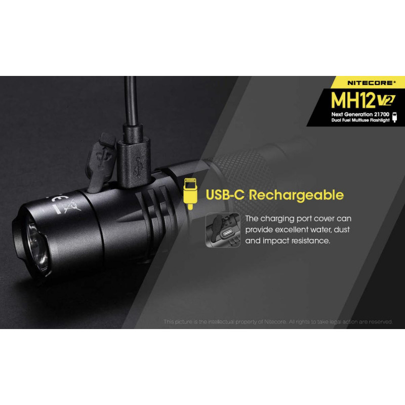 NITECORE - Lampe Multitask Hybrid 12 V2 1200Lm