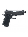 Staccato - Pistolet C2 Noir Optic Ready Canon Stainless Fileté 9X19mm