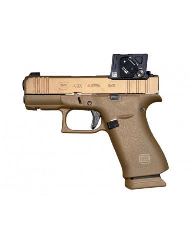 GLOCK 43X Coyote A-CUT COA COMBO Cal. 9x19mm
