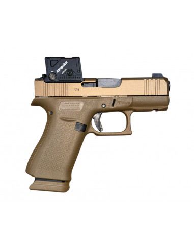 GLOCK 43X Coyote A-CUT COA COMBO Cal. 9x19mm
