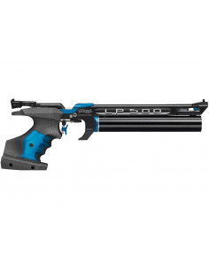 Walther - Pistolet Match 4,5mm LP500-M Edition Meister Manufaktur Blue Détente Mécanique Bleu Droitier Taille M & L