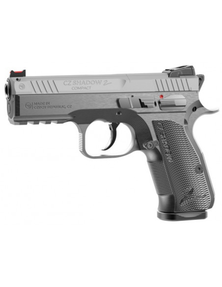 CZ - Pistolet SHADOW 2 COMPACT INDUSTRIAL SILVER Cal. 9x19mm