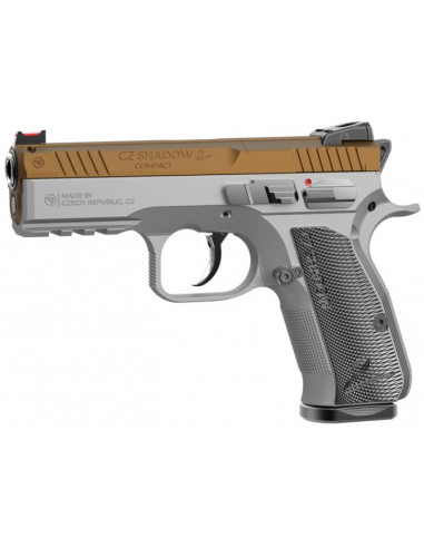 CZ - Pistolet SHADOW 2 COMPACT INDUSTRIAL GOLD Cal. 9x19mm