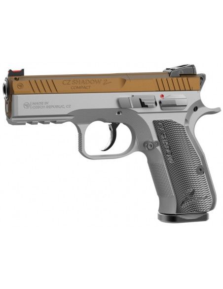CZ - Pistolet SHADOW 2 COMPACT INDUSTRIAL GOLD Cal. 9x19mm