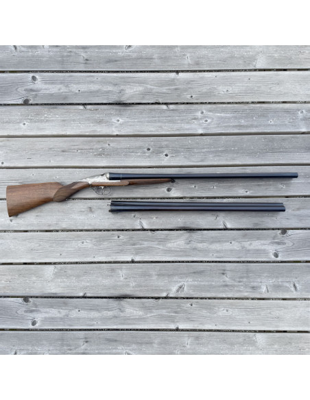 Fusil chasse juxtaposé Darne P17 – 2 canons Lisses et Rayés – Calibre 12/70