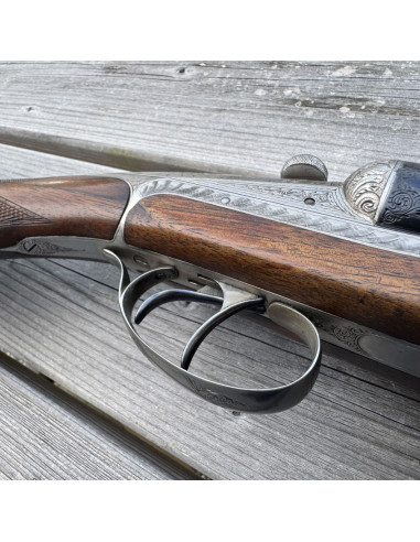 Fusil chasse juxtaposé Darne P17 – 2 canons Lisses et Rayés – Calibre 12/70