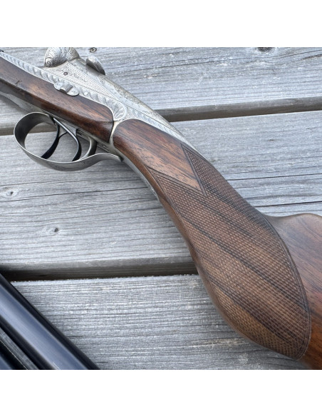Fusil chasse juxtaposé Darne P17 – 2 canons Lisses et Rayés – Calibre 12/70