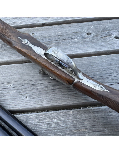 Fusil chasse juxtaposé Darne P17 – 2 canons Lisses et Rayés – Calibre 12/70