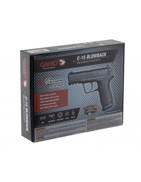 GAMO Pistolet CO2 C-15 Calibre 4,5mm