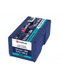 LAPUA - 100 Ogives 6,5 mm (.264) 144 Grains - MaxRange Target OTM GB582