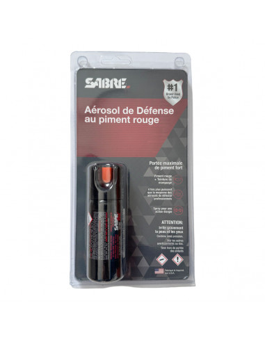 SABRE - Aérosol de défense Magnum 60 2-en-1 60 mL – Spray au piment + Marquage UV