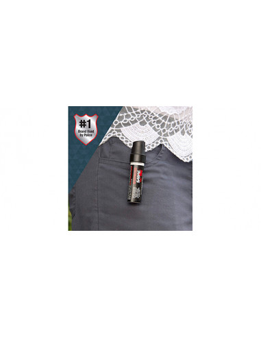 SABRE – Aérosol de défense compact 2-en-1 avec clip 23,7 mL – Spray au piment + Marquage UV