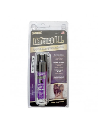 SABRE - Spray marqueur violet et UV Defence ID+ 19 mL