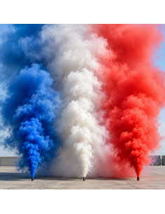 Kit Tricolore 3 Fumigènes ENOLA GAYE EG18 - Bleu Blanc Rouge