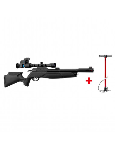 GAMO - Pack Carabine ARROW PCP Cal. 4,5mm 19,9 Joules + Pard NV007V2 + Pompe