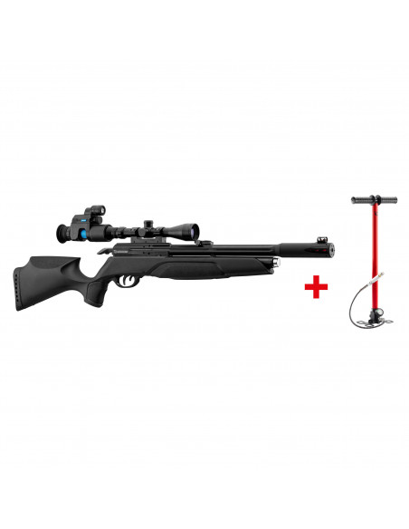 GAMO - Pack Carabine ARROW PCP Cal. 4,5mm 19,9 Joules + Pard NV007V2 + Pompe