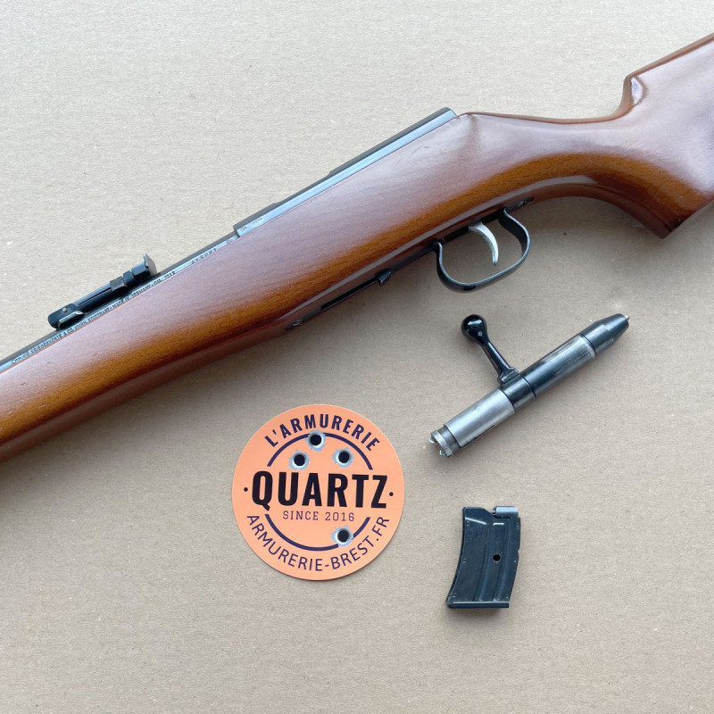 OCCASION VENDUE- CARABINE Krico 22LR chargeur 5 coups canon fileté