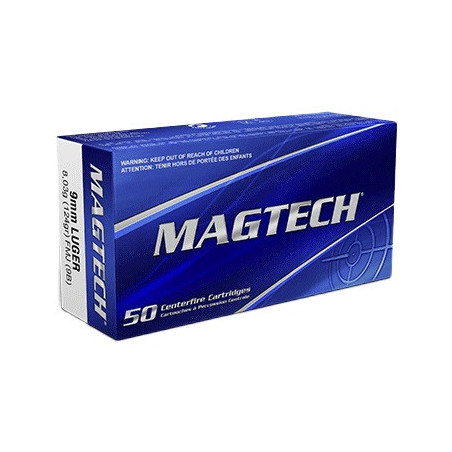 MAGTECH - 1000 cartouches cal. 9x19mm FMJ 124 Grains