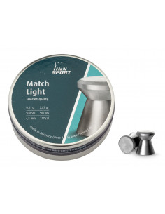 H&N SPORT - 500 Plombs MATCH LIGHT Cal. 4,5mm