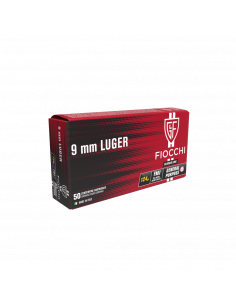FIOCCHI - 1000 cartouches cal. 9x19mm FMJ 124 Grains
