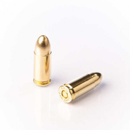 FIOCCHI - 500 cartouches cal. 9x19mm FMJ 124 Grains