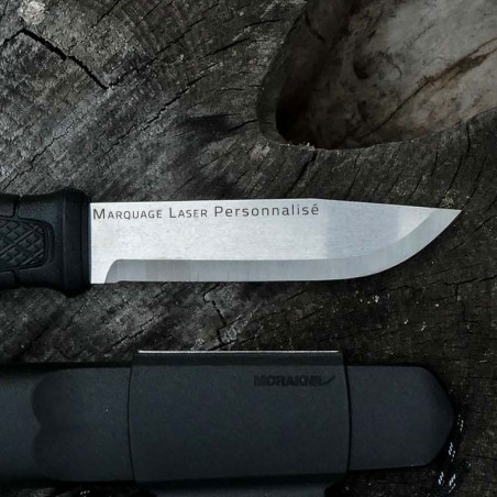 Marquage laser personnalisé sur lame