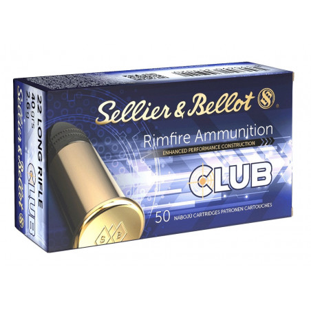 Sellier & Bellot - Munitions 22Lr Standard Club LRN /500