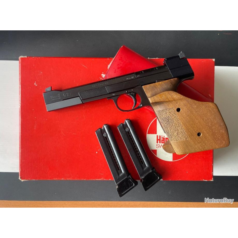OCCASION VENDUE - Pistolet Match 22lr Hammerli Suisse 215
