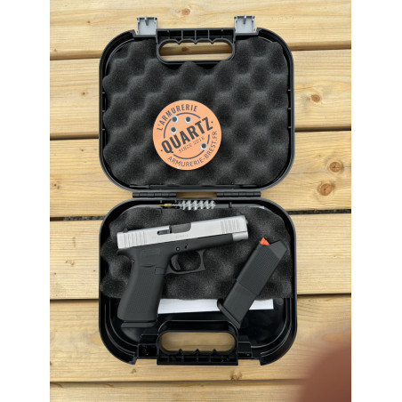 OCCASION VENDUE - Glock 48 FS SILVER SLIDE cal. 9x19mm