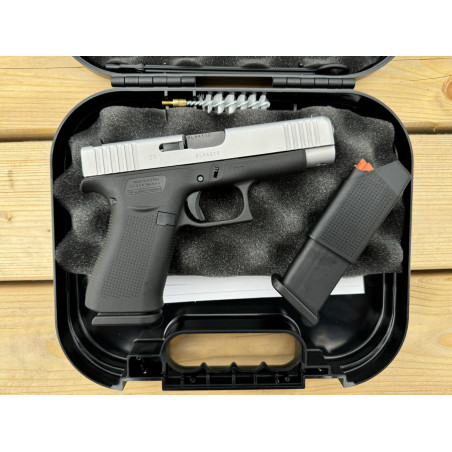 OCCASION VENDUE - Glock 48 FS SILVER SLIDE cal. 9x19mm