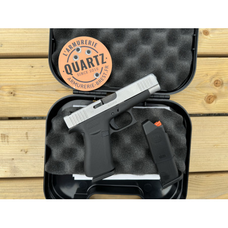 OCCASION VENDUE - Glock 48 FS SILVER SLIDE cal. 9x19mm