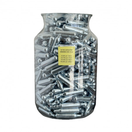 Lot de cartouches sparclettes Umarex CO2 12gr